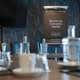 Coffee tea and water facilities with plasmascreen and flipchart